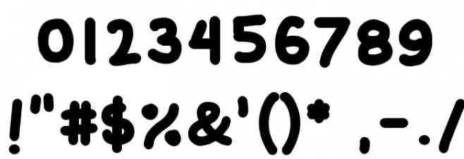 Catatan Perjalanan Font OTHER CHARS