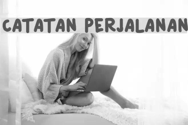 Catatan Perjalanan Font examples