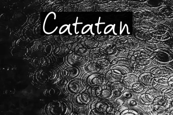 Catatan Font examples