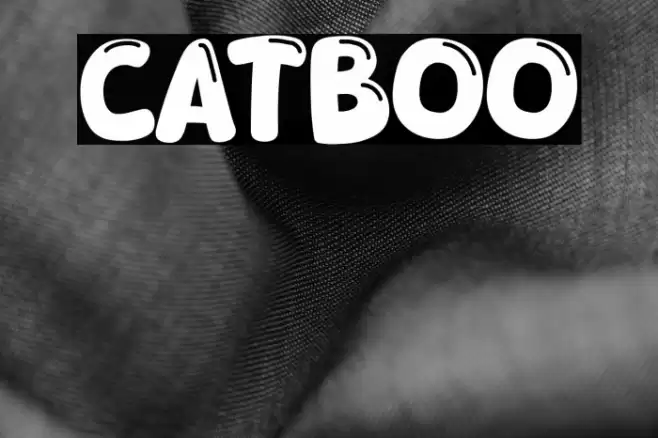 Catboo फ़ॉन्ट examples