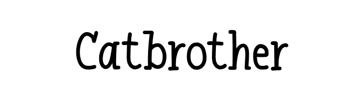 Catbrother  Fuentes Gratis Descargar