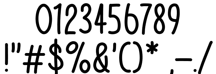 Catbrother Font OTHER CHARS