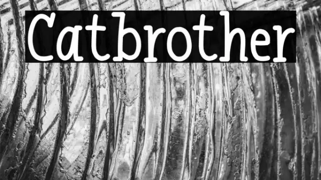 Catbrother Font examples