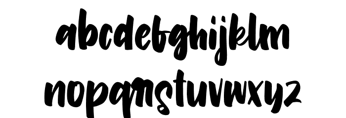 Catch Talent Font LOWERCASE