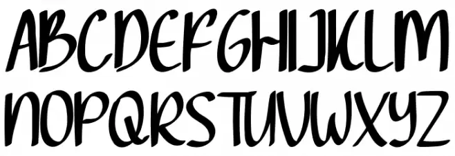 Catch You Demo Brush Font OTHER CHARS