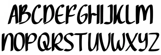 Catch You Demo Brush Caratteri MINUSCOLO