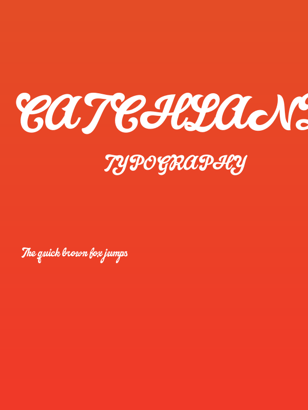 Catchland PERSONAL USE ONLY PERSONAL USE ONLY Poster