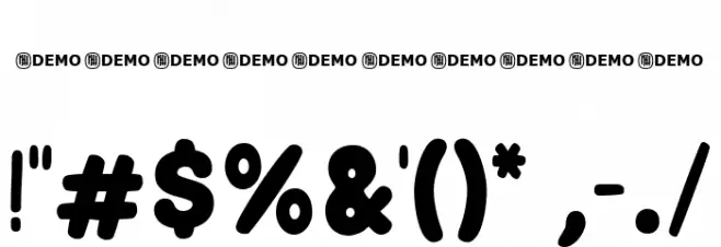 Catchy Melody Regular Font OTHER CHARS