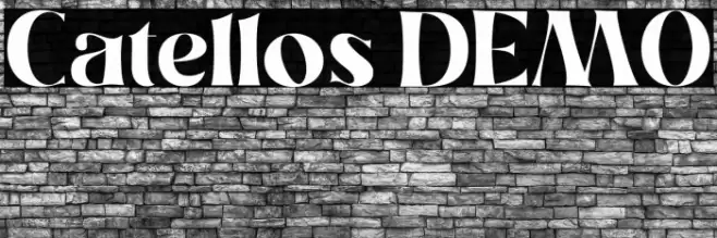 Catellos DEMO Font examples