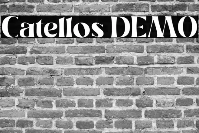 Catellos DEMO Font examples