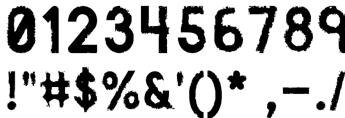 Catenary Stamp Font OTHER CHARS