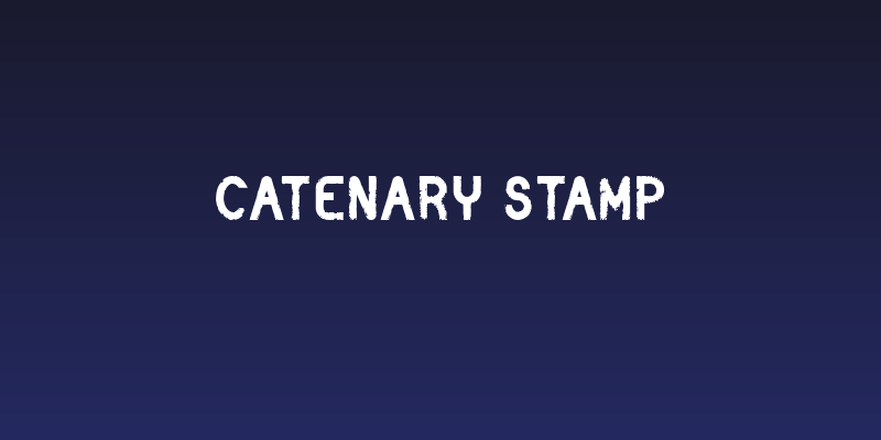 Catenary Stamp Social Header