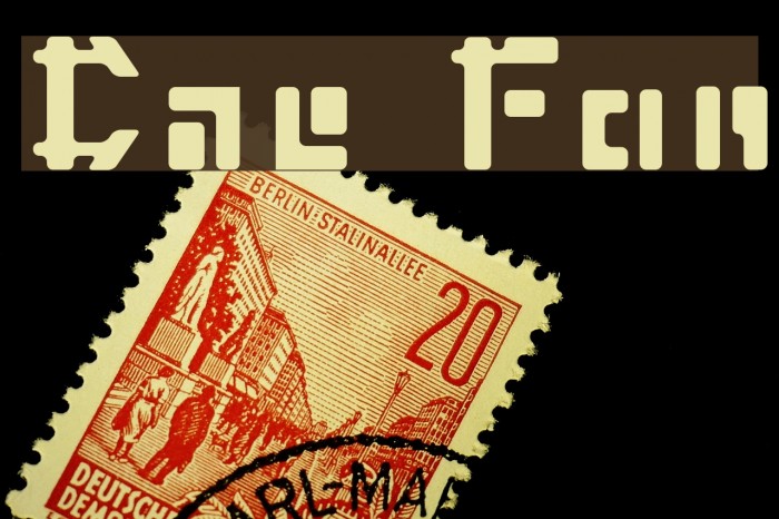 Cater Font examples