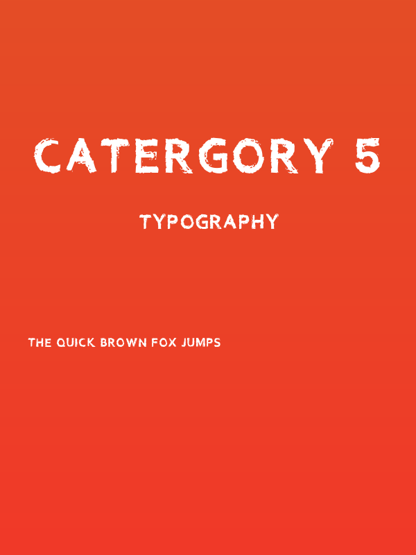 Catergory 5 Poster