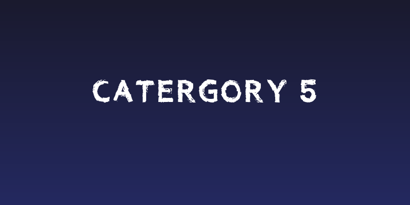 Catergory 5 Social Header