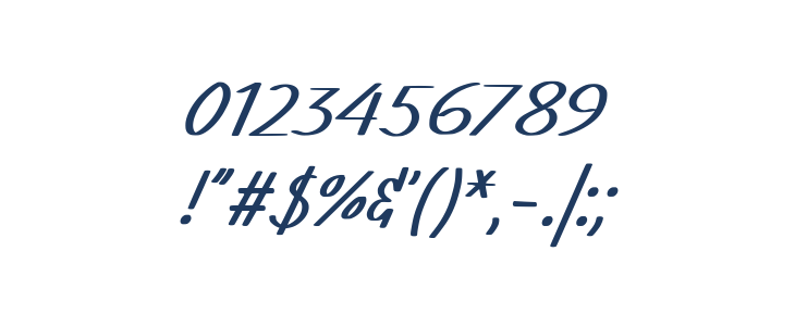 Catetin Regular Script Other Characters