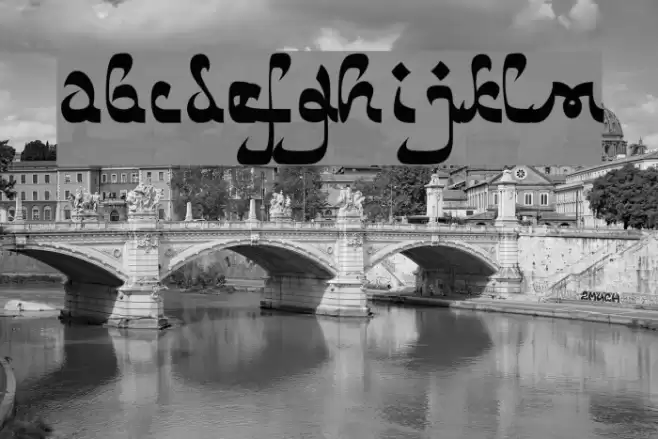 Catharsis Bedouin Font examples