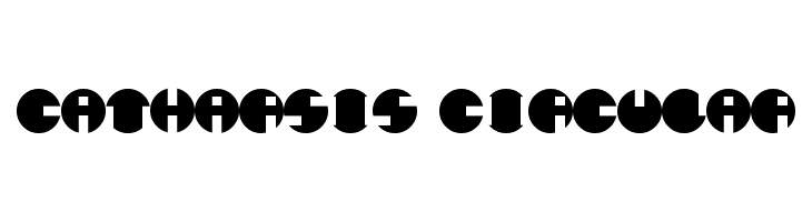 Catharsis Circular Font