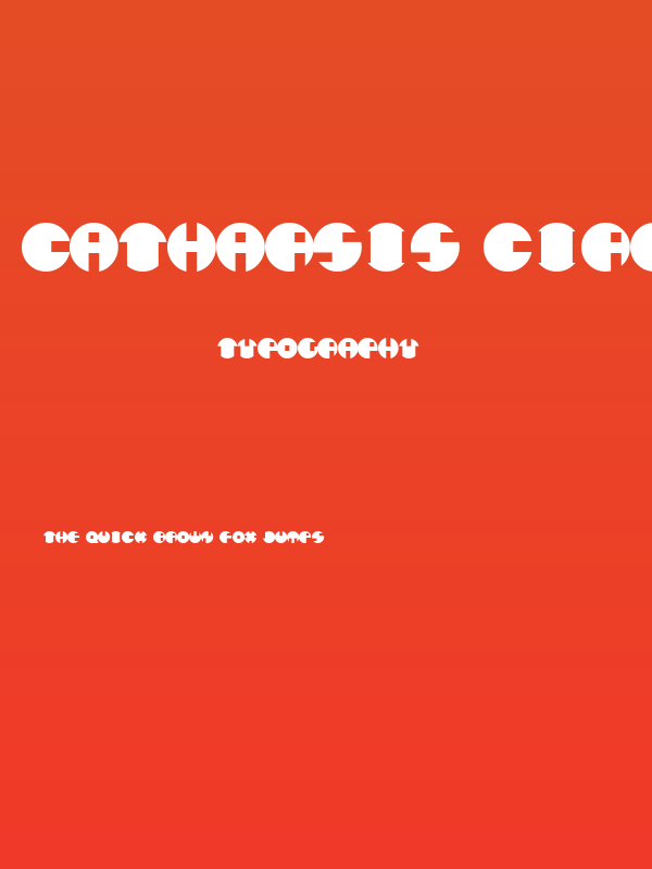 Catharsis Circular Poster