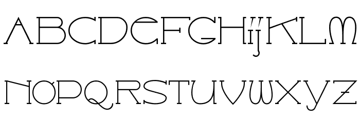 Catharsis Espresso Font LOWERCASE