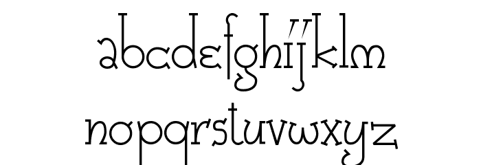 Catharsis Macchiato Font LOWERCASE