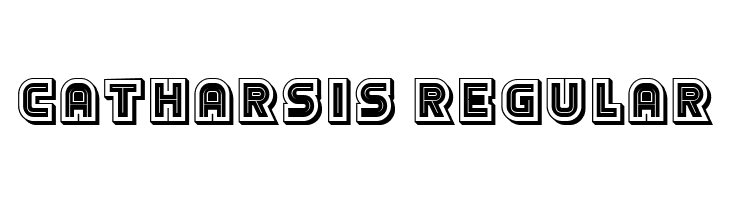 Catharsis Regular  フリーフォントのダウンロード