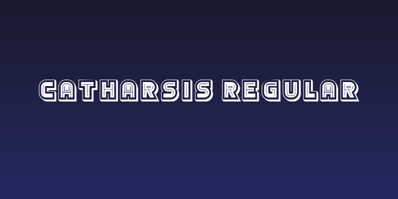 Catharsis Regular Social Header