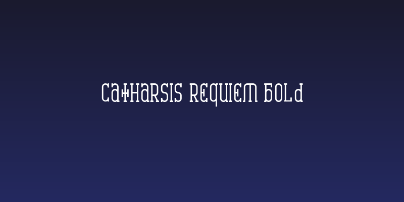 Catharsis Requiem Bold Social Header