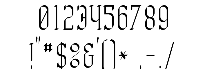Catharsis Requiem Font OTHER CHARS