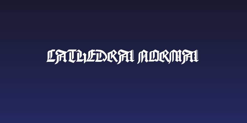 Cathedral Normal Social Header