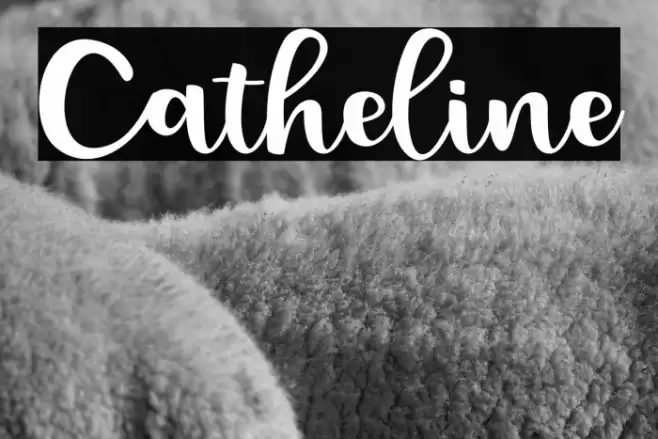 Catheline Font examples