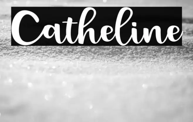 Catheline Font examples