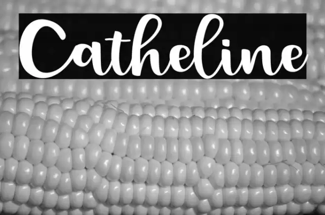 Catheline Font examples