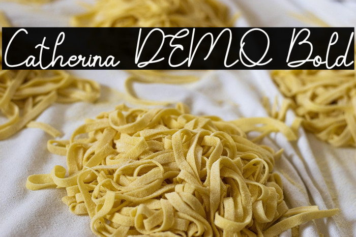 Catherina DEMO Bold Example 2