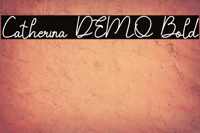 Catherina DEMO Bold Example 3