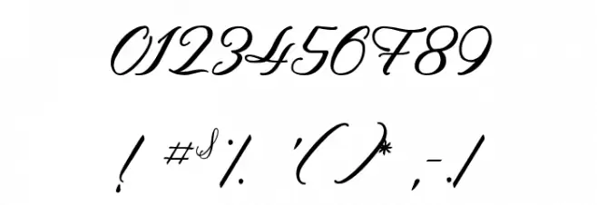 CatherinedeBeaumont Font OTHER CHARS