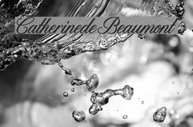 CatherinedeBeaumont Font examples