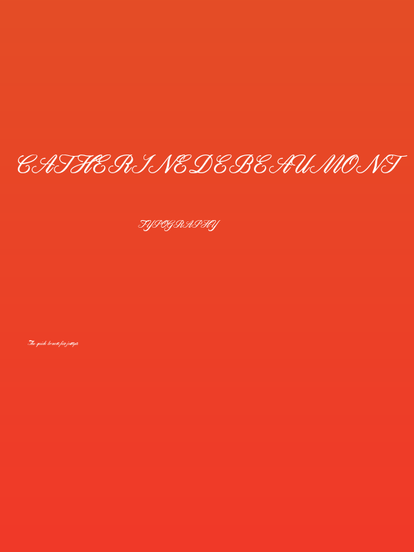 CatherinedeBeaumont Poster