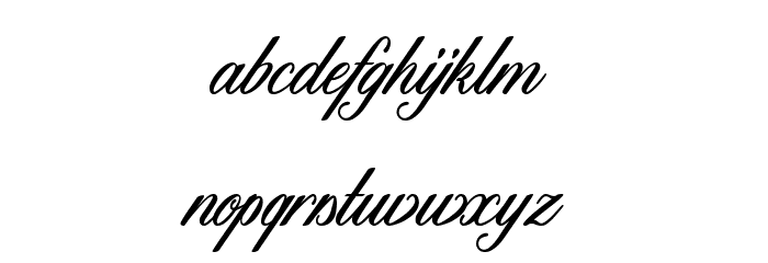 CatherinedeBeaumont Font LOWERCASE