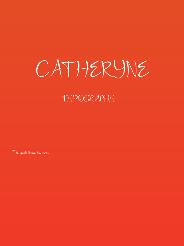 Catheryne Poster