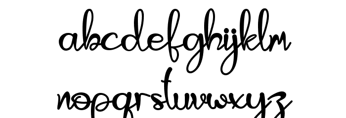Catheryne Font LOWERCASE