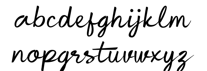 Cathlyne Font LOWERCASE