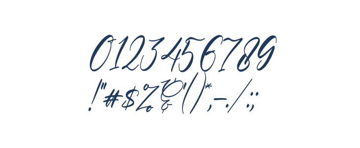 Cathrina Belisha Italic Other Characters