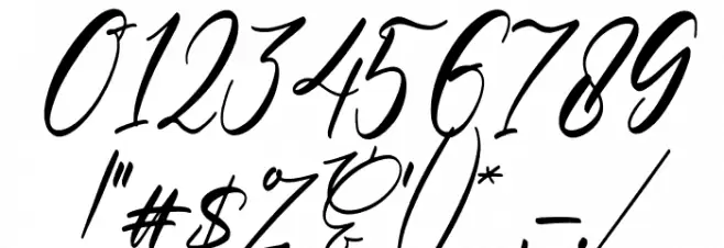 Cathrina Belisha Italic Font OTHER CHARS