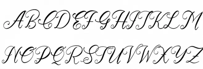 Cathrina Belisha Italic خط أحرف كبيرة