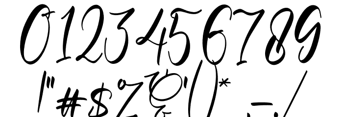 Cathrina Belisha Font OTHER CHARS
