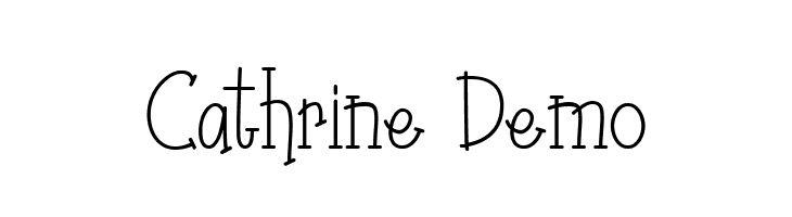 Cathrine Demo  Frei Schriftart Herunterladen