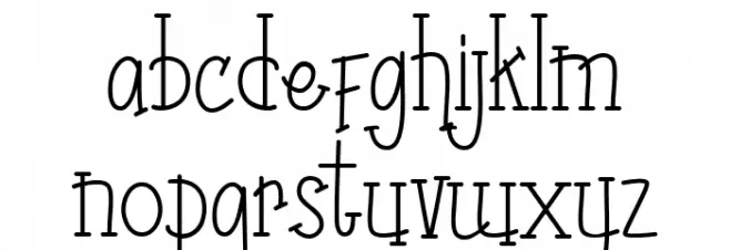 Cathrine Demo Fonte MINÚSCULAS