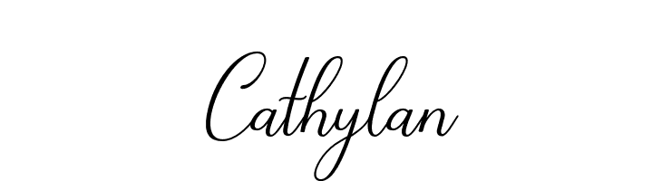 Cathylan  les polices de caractères gratuit tlcharger