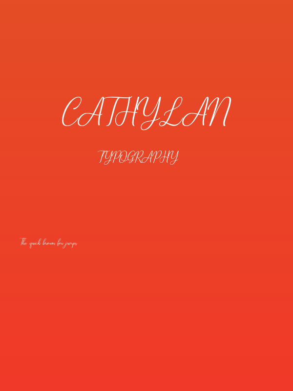 Cathylan Poster
